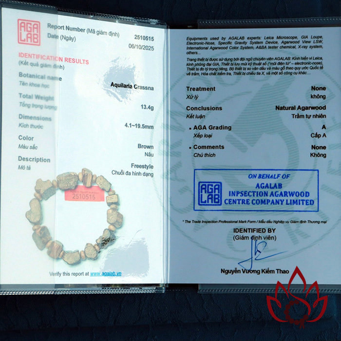 Vòng Trầm Hương Hạt Thô | Trầm Tốc Banh Tự Nhiên